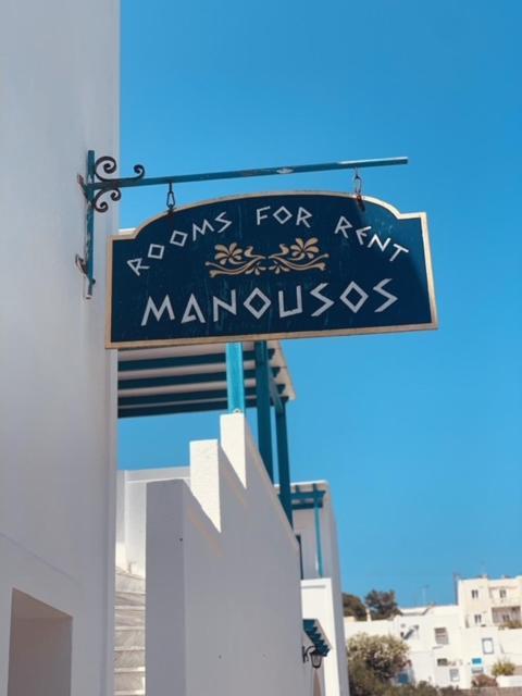 Manousos Rooms Adamantas  Bagian luar foto